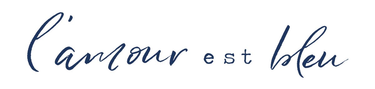 l'amour est bleu Logo